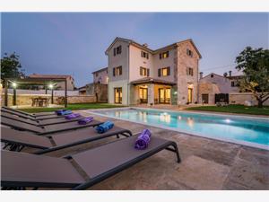 Villa Cangarela 117 Istria, Casa di pietra, Dimensioni 259,00 m2, Alloggi con piscina