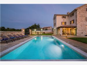 Villa Cangarela 117 Istria, Stone house, Size 259.00 m2, Accommodation with pool