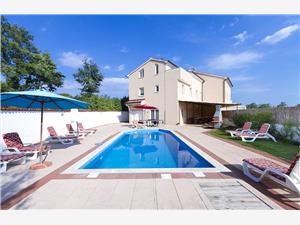 Vila Spacious Zminj, Prostor 400,00 m2, Soukromé ubytování s bazénem