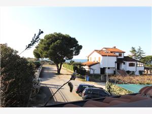Apartmán Katarina wit sea view 1 Istria, Rozloha 53,00 m2, Vzdušná vzdialenosť od mora 50 m, Vzdušná vzdialenosť od centra miesta 100 m