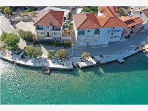 Beachfront accommodation Split and Trogir riviera,Book  Tiho From 85 €