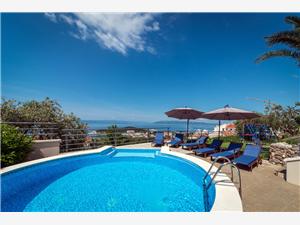Villa Nugal Makarska riviera, Size 350.00 m2, Accommodation with pool, Airline distance to town centre 300 m