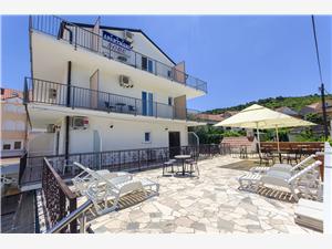 Ferienwohnungen und Zimmer Iva Trogir, Größe 16,00 m2, Luftlinie bis zum Meer 100 m, Entfernung vom Ortszentrum (Luftlinie) 200 m