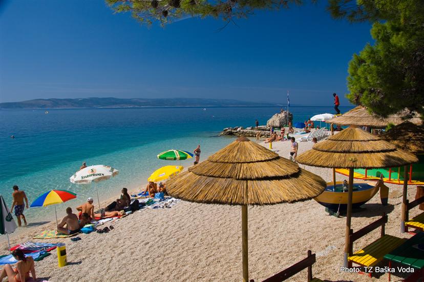 Beach Ikovac - Baška Voda| Beaches in Croatia