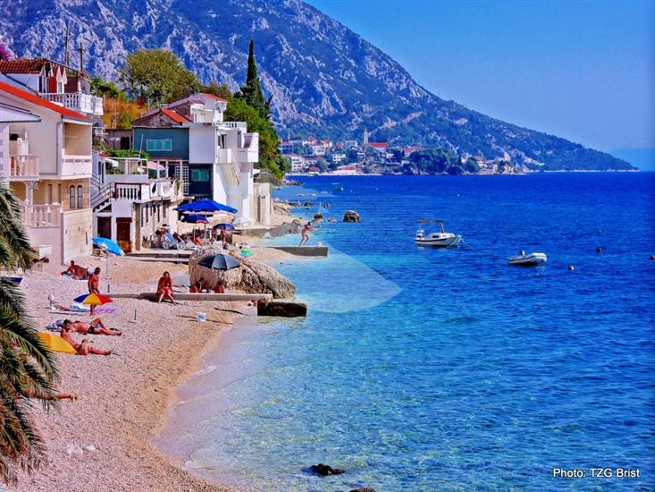 Strand Brist Brist - Touristen Info - Strand Brist Kroatien