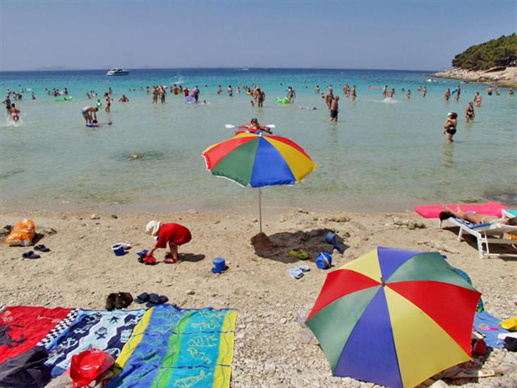 Plaża Slanica - wyspa Murter | Plaże w Chorwacji