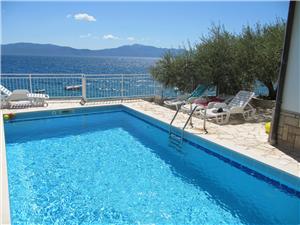 Rooms Sokol Brist, Size 16.00 m2, Accommodation with pool, Airline distance to the sea 30 m
